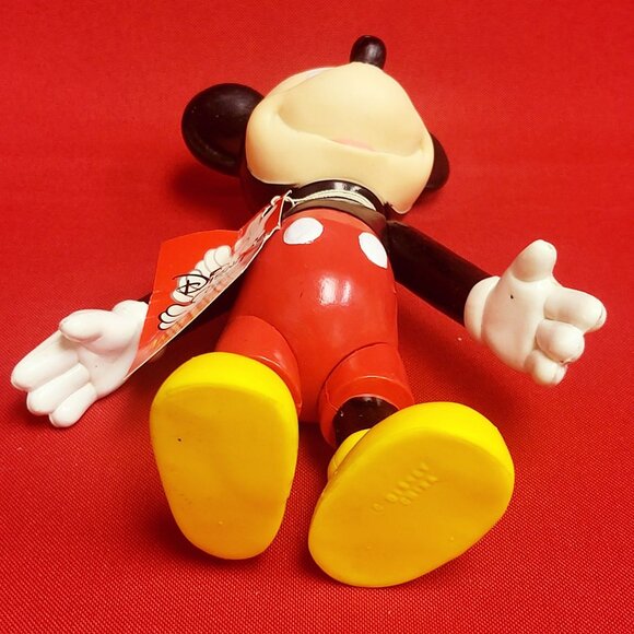 Vintage Disney Articulated Micky Mouse Figurine - Picture 4 of 16